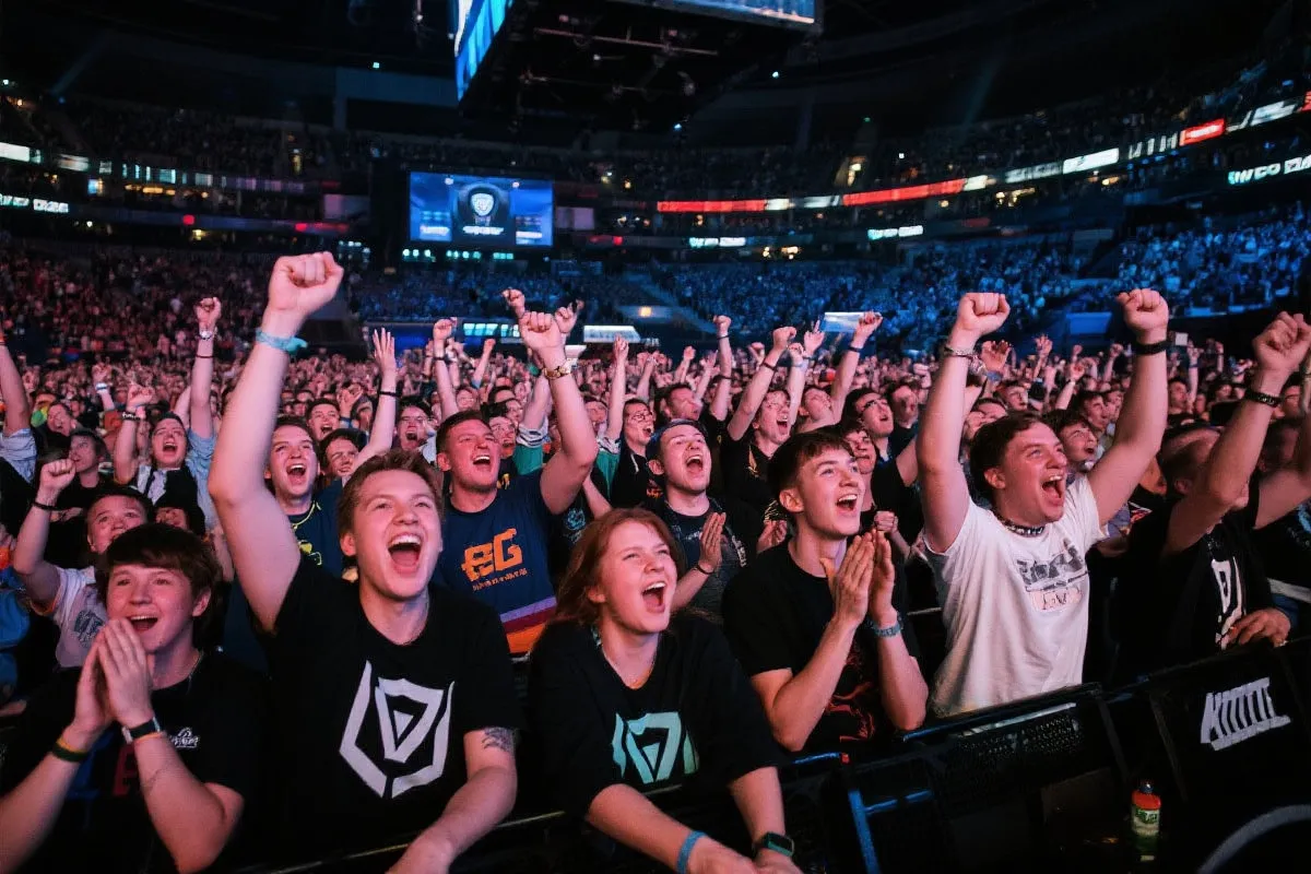 电子竞技狂热现场