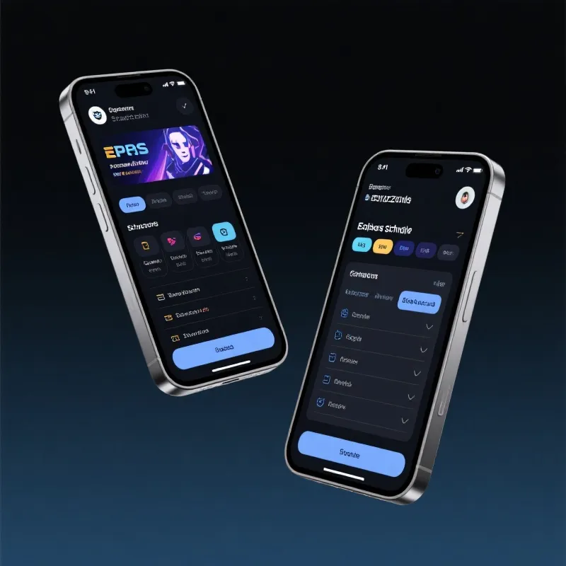 英雄联盟直播 App 界面展示